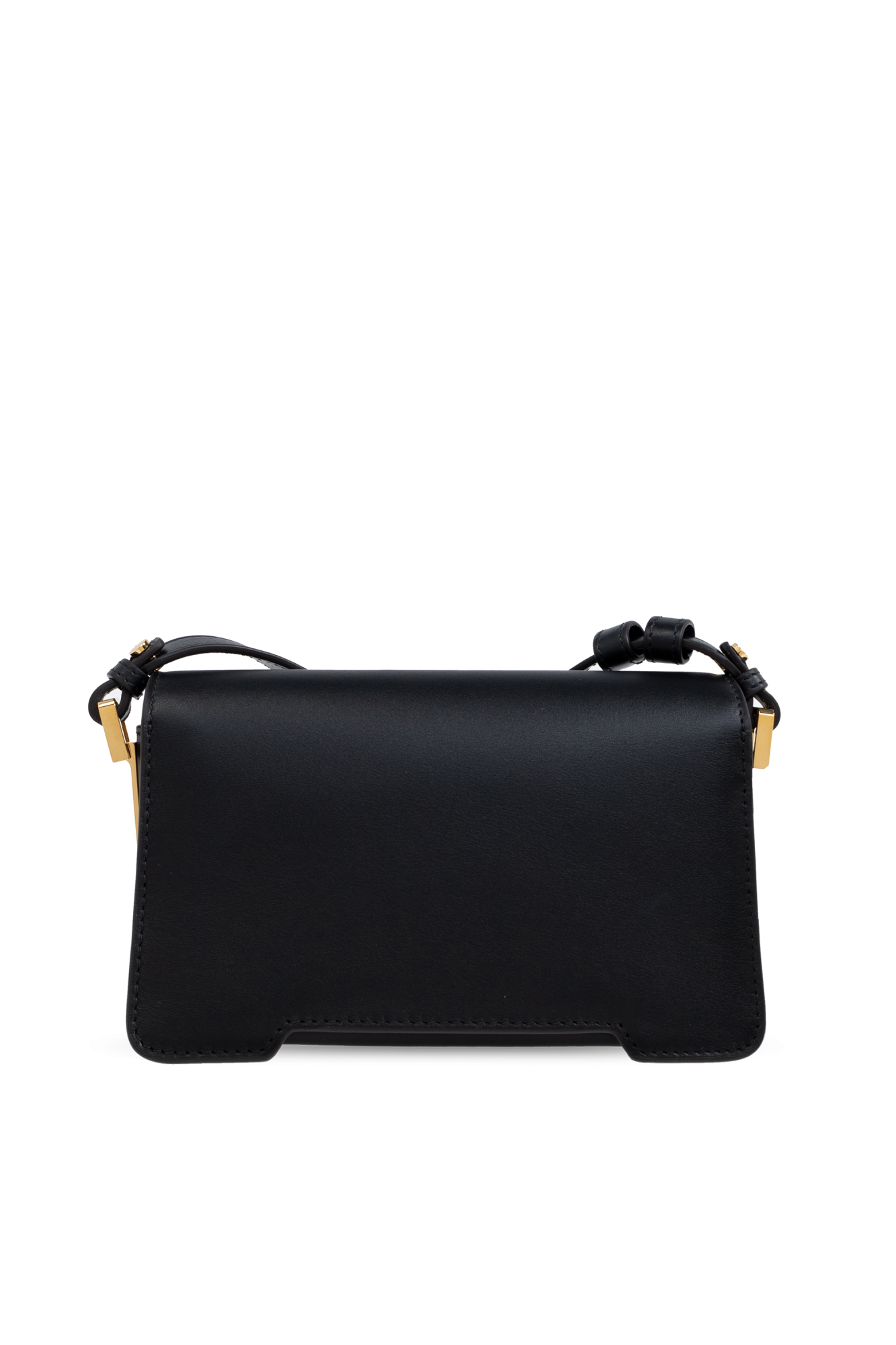 ショルダーバッグ・ポシェット Marni Black Leather Trunkaroo Shoulder Bag Black leather Trunkaroo medium shoulder bag | Marni